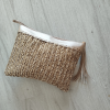 Gold Metalik Clutch Çanta