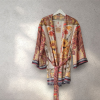 Ayçiçeği Desenli Şık Şifon Kimono