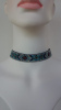 Çok Renkli Kristal Taşlı Choker Kolye 