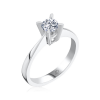 Effective Diamond Tektaş Gümüş Yüzük