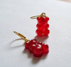 Opak Bordo Jelibon / Haribo Küpe