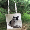 Kedi Köpek Evcil Hayvanınızın Fotoğrafı Baskılı Kişiye Özel Çanta