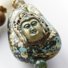 Ahşap Mala Kolye - Buddha
