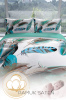 Cattleya New Feather 3D Pamuk Saten Çift Kişilik Nevresim Takımı