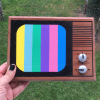 Nostaljik Vintage Tv Televizyon 