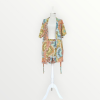 Mandala Desenli Kimono Şort Set