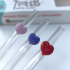 Kalp Figürlü Cam Pipetler