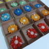 8 Mart Kadınlar Günü Düğün Nişan Hediyelik Papatya Desenli Mum 20 Adet (candle) 
