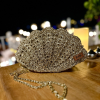 Gold İstiridye Gece Çantası