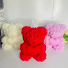 Güllü Ayıcık Mum (büyük Kırmızı) / Rose Teddybear Candle (red) 