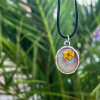 Sarı Sakura Gümüş Kaplama Choker Kolye