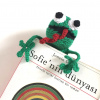 Kurbağa Amigurumi Kitap Ayracı