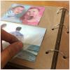 Özel Tasarımlı Deri Kapaklı Yapışkanlı Fotoğraf Albümü 29x21 Cm. 20 Yaprak