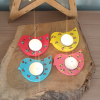 2 Li Kuş Şeklinde Tealight Mumluk