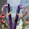 Multicolor Badem Taşlı Küpe