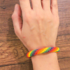  Rainbow Mavi Boncuk Bohem Bileklik 