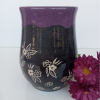 Minik Çiçekler Sgraffito Seramik Kupa