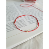 Red String Çift Bileklik Kırmızı İp  925 Ayar Gümüş Boncuklu 