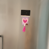 Punch Nakışı Kalp Temalı Tuval Magnet Panoq