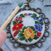 Petit Point El Nakışlı Kolye Harmony