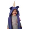 El Örgüsü Unicorn Kapüşonlu Şal Kız Çocuk Yılbaşı 