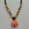 Seramik Afrika Kolye / Kadın Kolye Etnik ( Turuncu)
