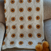 El Örgüsü Sun Flowers Battaniye 