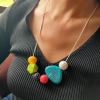 El Yapımı Ahşap Kolye, Summer Candy Black