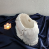 White Swan, Peluş, Handmade, Kadın El Çantası