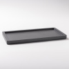 Lukka Home Dikdörtgen Koyu Gri Beton Tepsi Ev Dekorasyon Sunum Tepsisi TD123-K