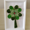 Quilling Tablo _ Dört Yapraklı Yonca