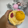 Balkabağı Aromalı Dekoratif Mum / Caramel Pumpkin Decorative Scented Candle (turuncu)
