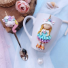 Unicorn Şapkalı Kupa Kaşık Takım