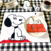Snoopy Ahşap Supla - Amerikan Servis - Tabak Altı