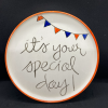 Çini Tabak, "special Day" Temalı
