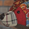Patchwork Ayı Duvar Büstü