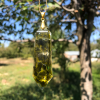 Yeşil Melek Aura Kuvars Taşı Kristal Kesim Kolye