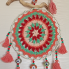 Mandala Renkli Dreamcatcher Püsküllü
