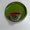 Stoneware Seramik El Yapımı Tabak Ve Fincan 