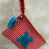 Çizgili Clutch 