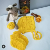 El Örgüsü Bebek Beresi Ve Patik