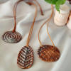 Bohem Collection Seramik Metalik Kolye-01