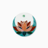 Pembe Lotus Mozaik Pano