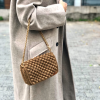 El Örgüsü Yeşil Bubble Clutch Ve Omuz Çantası