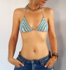 Bikini Mavi Çizgili 