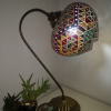 Kilim Desenli Su Kabağı Lamba