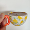 Minik Sarı Papatyalar Fincan