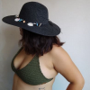Haki Renk Boncuklu Bikini Üstü