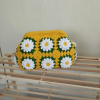Sarı Papatya Clutch Çanta