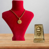 Kalın Burma Zincirli Atatürk Kolye